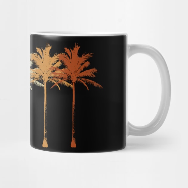 Retro Palm Trees by Aunt Choppy